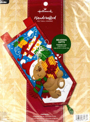 DIY Bucilla Bearing Gifts Bear Christmas Holiday Felt Wall Hanging Kit 86968E