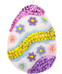 DIY Bucilla Oversized Easter Egg Chick Bunny Spring Holiday Ornament Kit 89293E