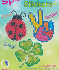 DIY Diamond Dotz Luck Sparkle Stickers Facet Art Bead Craft Kit