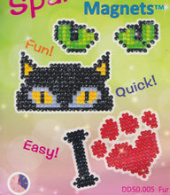 Load image into Gallery viewer, DIY Diamond Dotz Fur Cat Eyes Paw Print Pet Sparkle Magnets Facet Bead Craft Kit