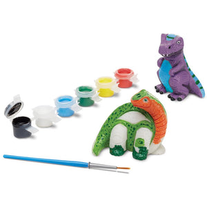 DIY Melissa & Doug Dinosaurs Kids Resin Figurines Painting Kit School Craft