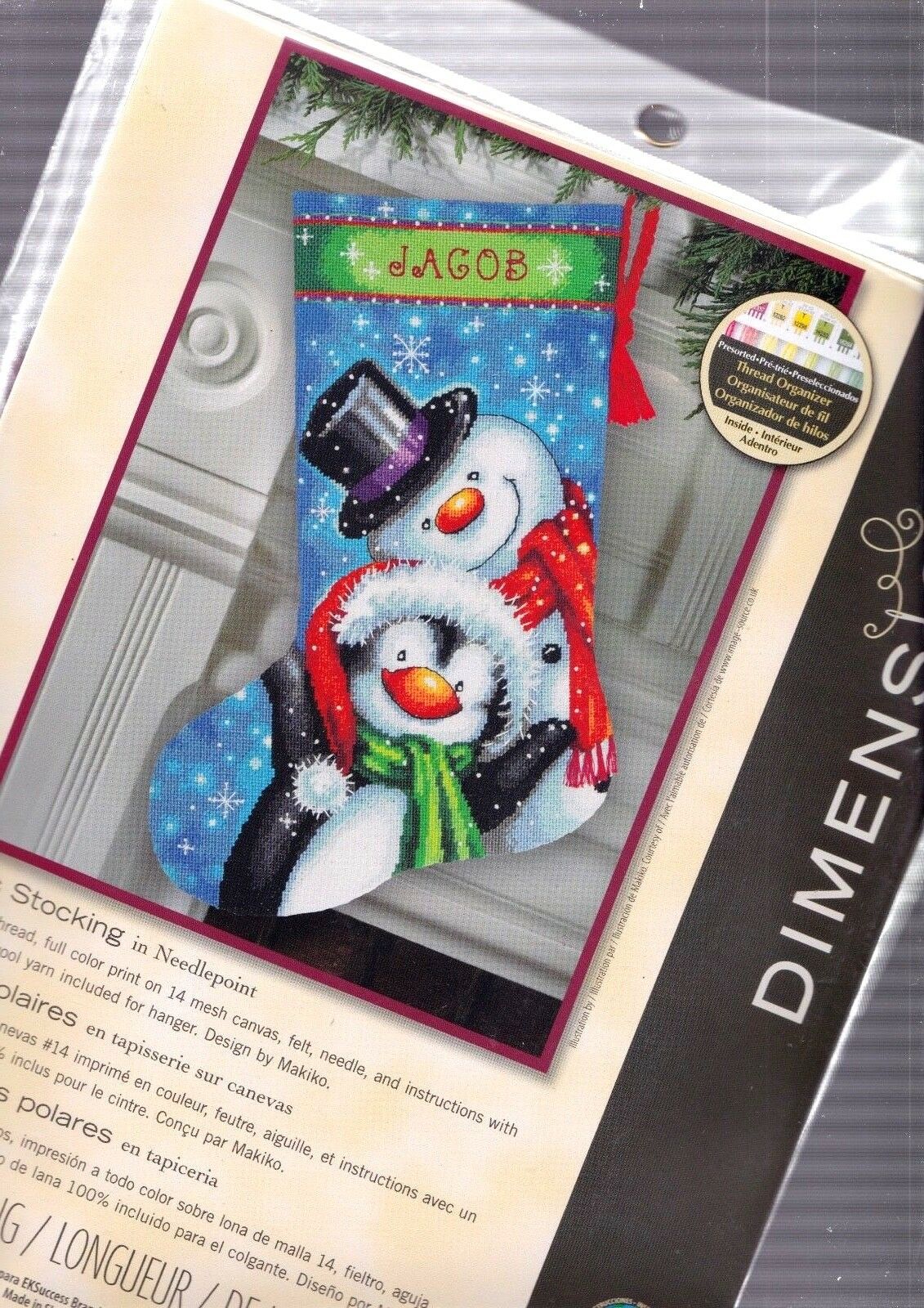 Polar Pals Needlepoint Stocking Kit by Dimensions 