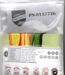 DIY Dandelions Potpourri Favor Gift Bag Counted Cross Stitch Kit set/3