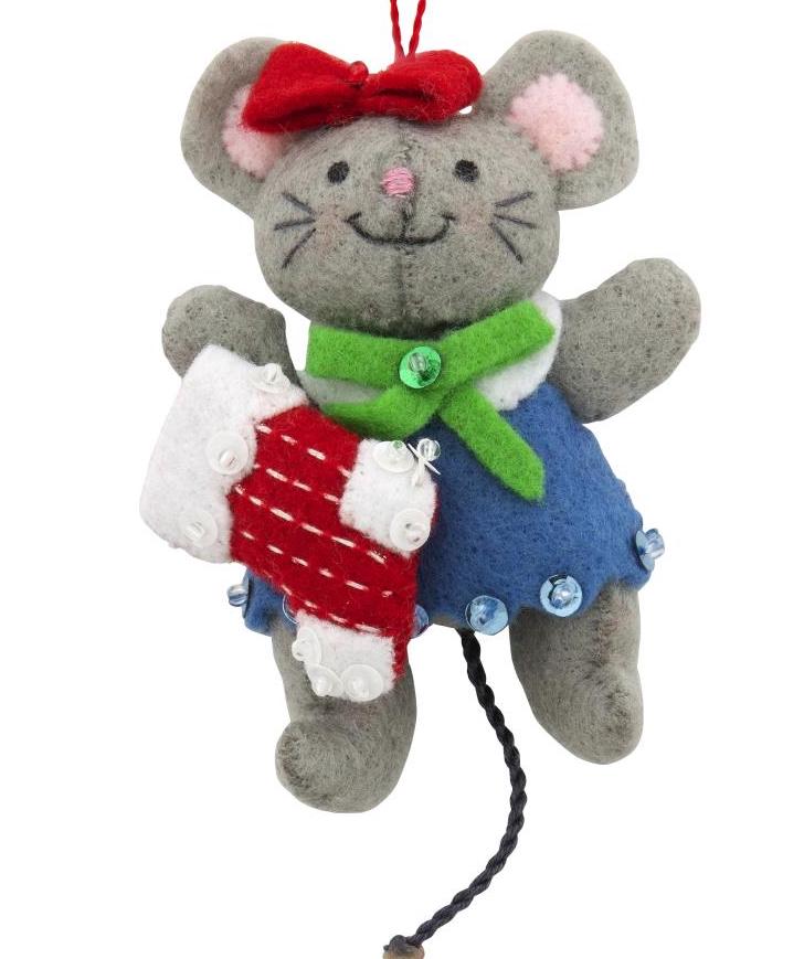 DIY Bucilla Night Before Christmas Mouse Ornament Kit