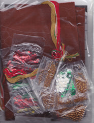 DIY Bucilla Glitter & Glitz Poinsettia Holly Christmas Felt Stocking Kit 84303