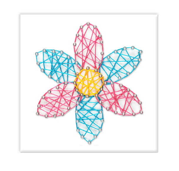 Spring Flower String DIY Krafty Kids Flower Spring Summer String Art Kit Kids Beginner Craf ...