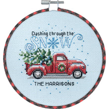 Load image into Gallery viewer, DIY Dimensions Holiday Family Truck Christmas Counted Cross Stitch Kit 09005