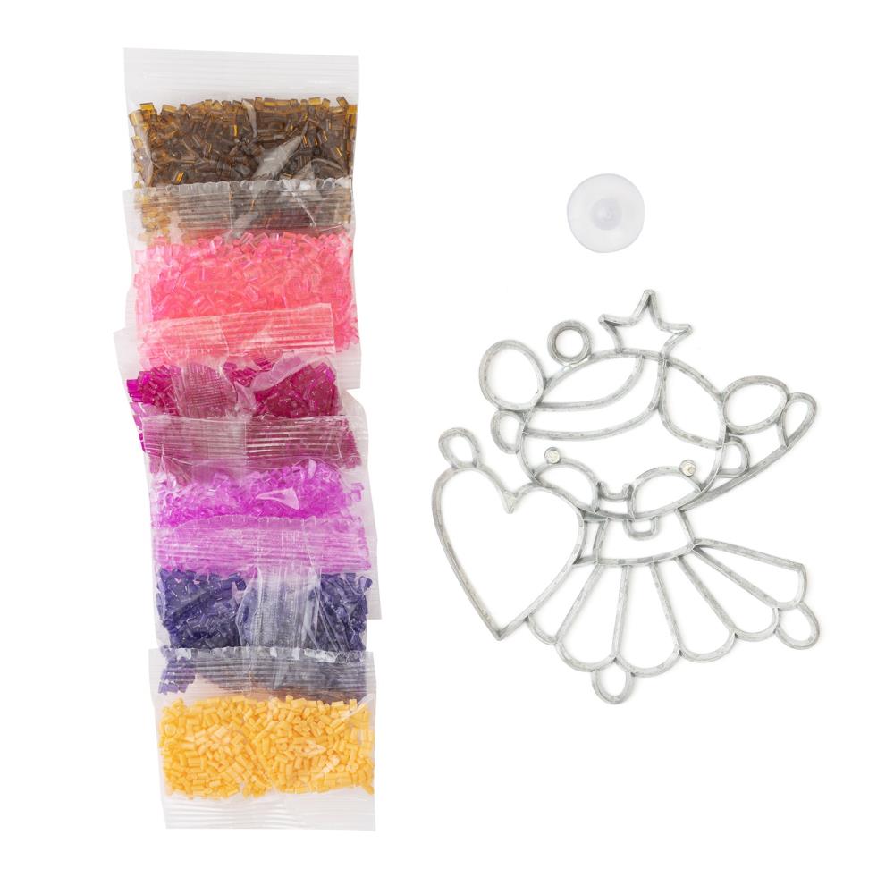 DIY Colorbok Fairy Princess Heart Valentines Suncatcher Kit Kids Craft