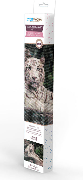 Grafix Diamond Painting Op Canvas | Tijger | Formaat 30x30cm | diamond painting pakket volledig | Thema Dieren | Diamond painting op canvas | Inclusief Diamond painting pen en Grafix Diamond Painting Op Canvas | Tijger | Formaat 30x30cm | diamond painting pakket volledig | Thema Dieren | Diamond painting op canvas | Inclusief Diamond painting pen en